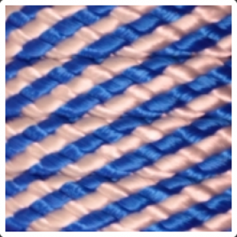 PPM touw 8 mm vlaggenblauw/wit